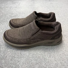 Skechers Shoes Mens Size 8 Brown Arch Fit Air Cooled Slip On Comfort Sneakers