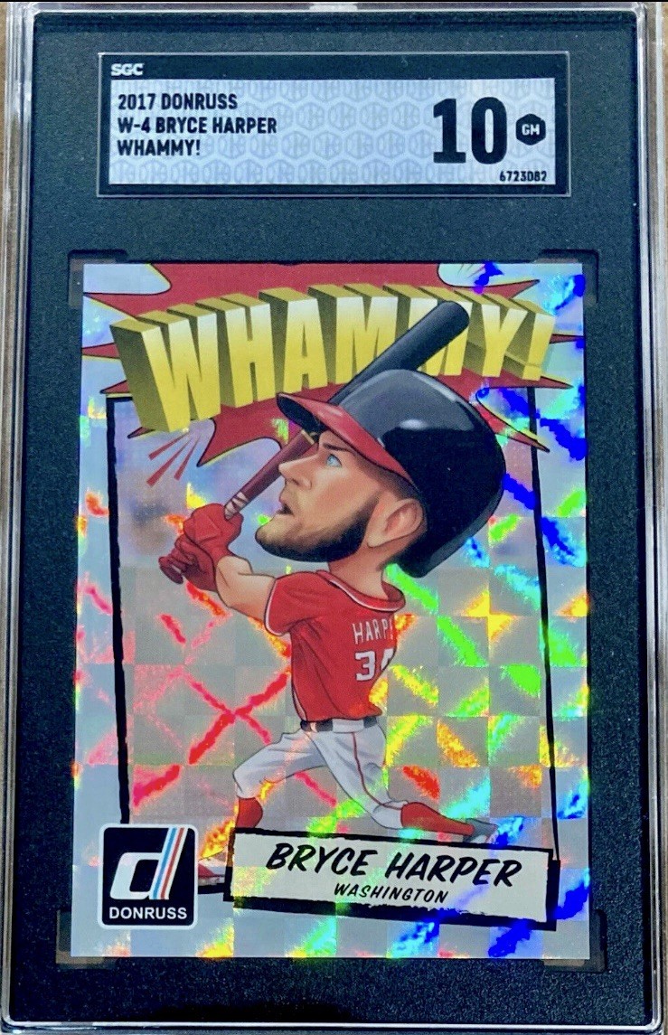 2017 Donruss W-4 Bryce Harper WHAMMY! SGC 10 GEM MINT