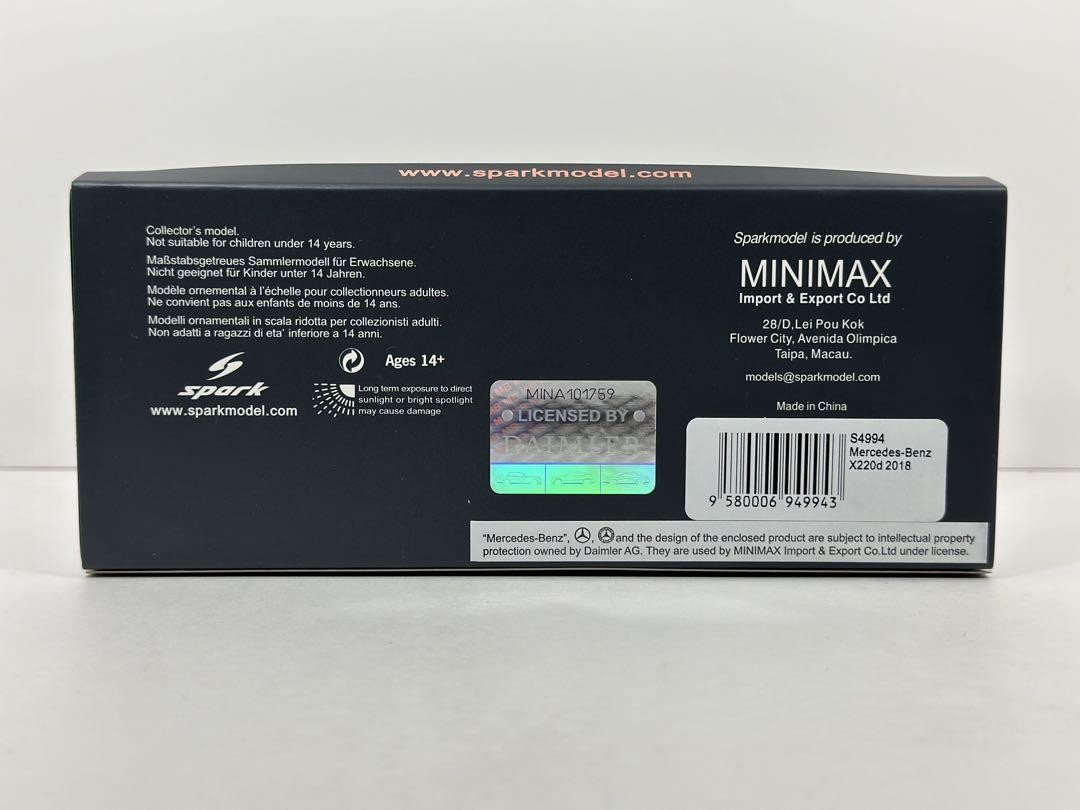 1/43 Spark Mercedes-Benz X-Class X220D 2018 | eBay