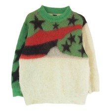 Saint Michael 21aw SM-A21-0000-054  DENIM TEARS MOHAIR KNIT SWTER Used LIFE-0