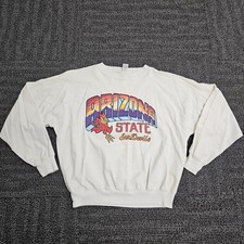 Vintage ASU Arizona State University Crewneck Sweatshirt Made USA Size Large M