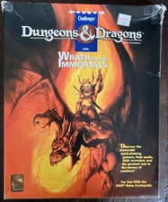 Wrath of the Immortals Box Set - Dungeons and Dragons 1082 (Complete)