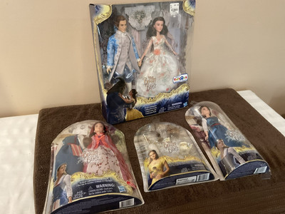 Beauty & the Beast Royal Celebration, 2 Belle Dolls and Castle Friends - NEW