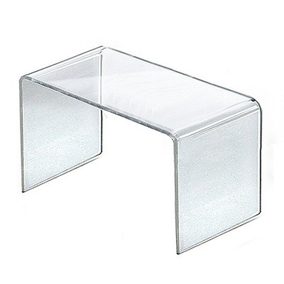 515336 8'' W x 4'' D x 4.5'' H Acrylic Riser (4 Pack)