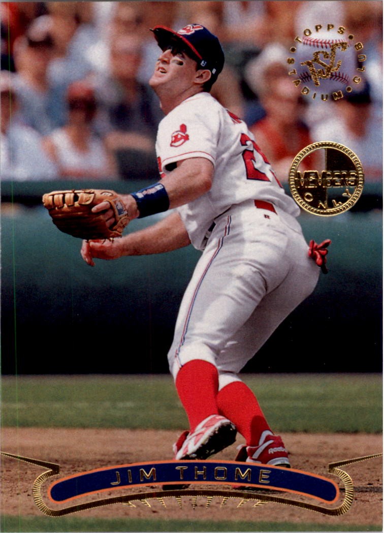 1996 Topps Stadium Club Members Only #357 Jim Thome Cleveland Indians