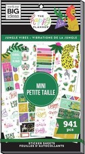 Happy Planner Jungle Vibes Mini Sticker Book   941 Pieces
