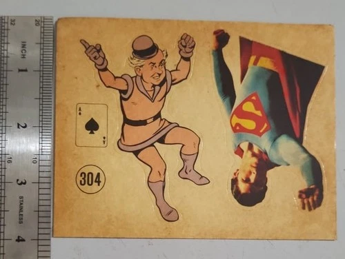 Z1) Malaysia 70's-80's SUPERMAN CHRISTOPHER REEVE Sticker #304