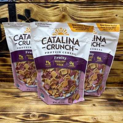 Catalina Crunch Protein Cereal - Sugar Free Breakfast 8 Ounce 3)Packs