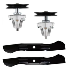 Mower Deck Spindle & OEM HL Type Blade Kit for MTD Riding Mower 46" Deck