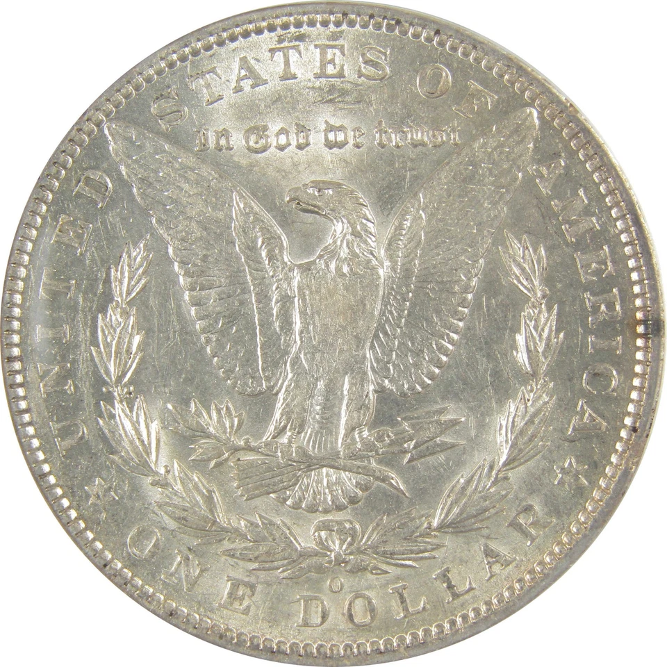 1894 O Morgan Dollar AU 53 ANACS Silver $1 Coin SKU:I19356 - Image 4 of 4
