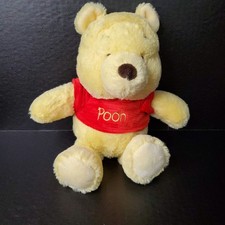 Disney Baby Plush Winnie The Pooh 12  Jingle Rattle Crinkle Ears Stuffed Bear
