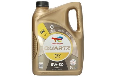 For TOTAL ENERGIES QUARTZ INEO MC3 5W30 5L Engine Oil 5W30 5L Quartz INEO 221628