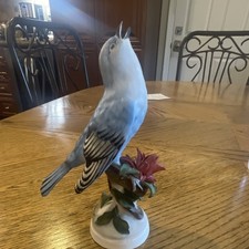 Vintage Royal Adderley Bone China Blue Jay Figurine by Barbara Linley Adams