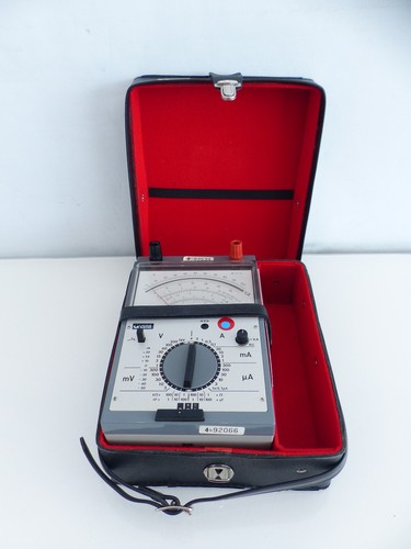 Unigor 6eP Messgerät Analog Multimeter Vielfachmessgerät BBC Goerz #1 R