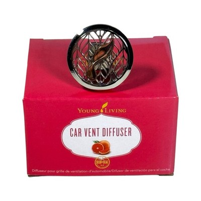 Young Living Car Vent Diffuser - Rose Gold + 6 Pads For Essential Oils NEW
