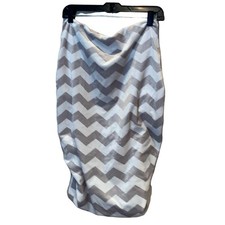 Summer Infant White Gray Chevron Soft Diaper Changing Table Fitted Sheet Cover