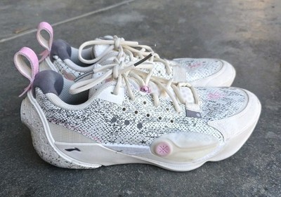 Size 9 Li-Ning Way Of Wade All City 13 Year Of The Snake White Pink