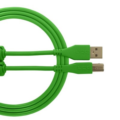 Ultimate USB Cable   USB 2.0 AB   HighSpeed, Audiooptimiert   Grün, Gerade, 1...