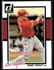 2014 Donruss #112 Mike Trout Baseball Card 3203P