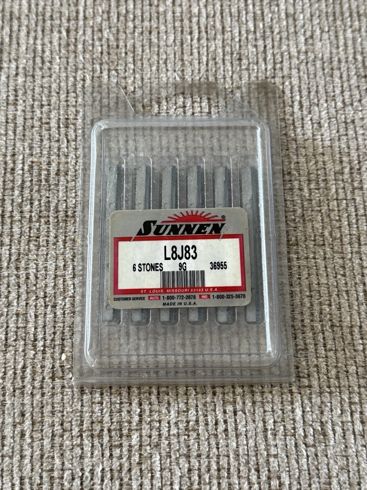 Sunnen L8J83 Mandrel Honing Stones (Pack of 6)
