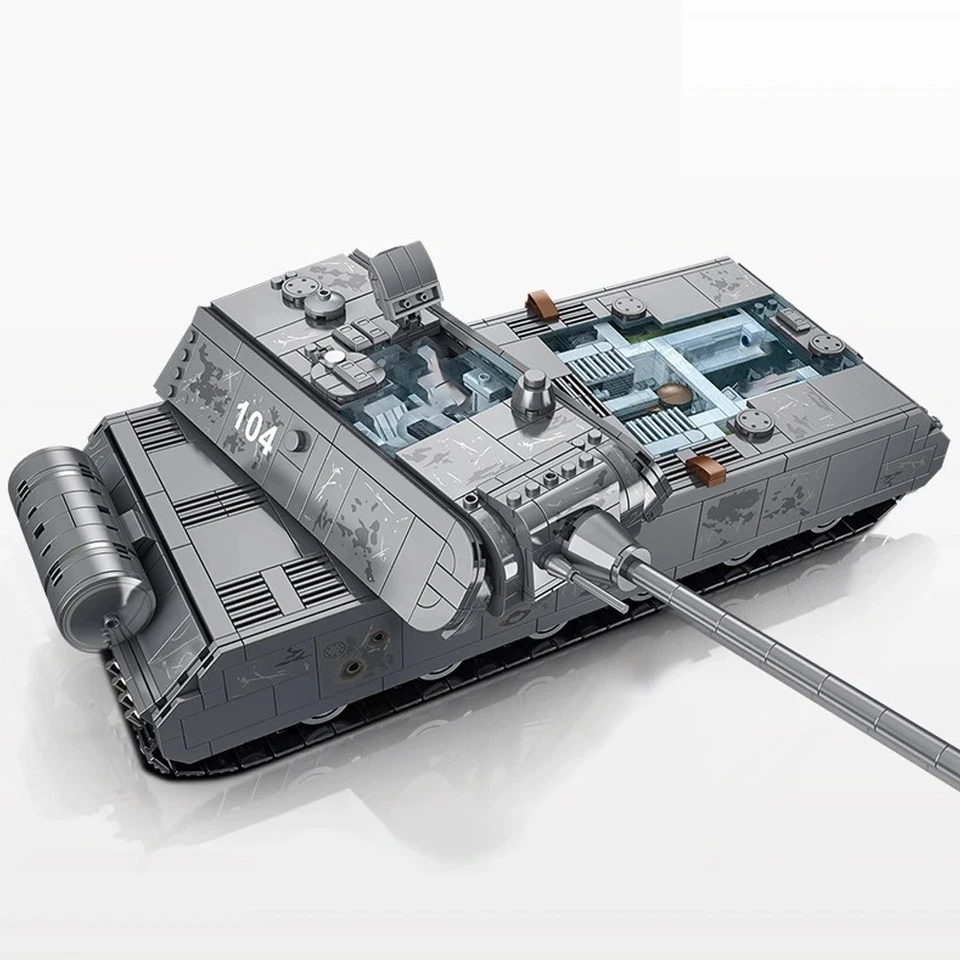 Panzer VIII Maus building blocks Set 2127 pcs – MOC Compatible WW2 Tank Model! - Image 2 of 4