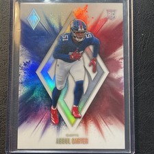 2025 Panini Phoenix Football Abdul Carter Color Blast RC New York Giants SSP🔥👍