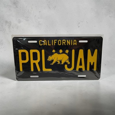 NEW PEARL JAM LICENSE PLATE CALIFORNIA 2022 GIGATON OAKLAND LOS ANGELES DS66