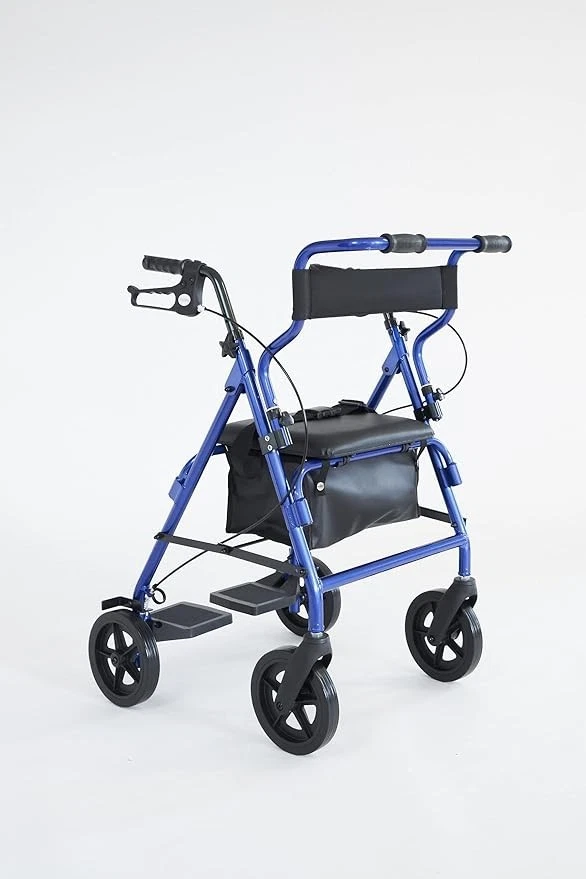 MOVI - WIMED ROLLATOR 2 FUNZIONI ROLLY-2, DEAMBULATORE, c.cestino, alluminio - WIMED / e-wiwa