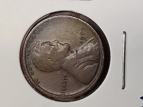 1909 VDB Lincoln Head Wheat Cent Coin Fine Condition  Nice Coin