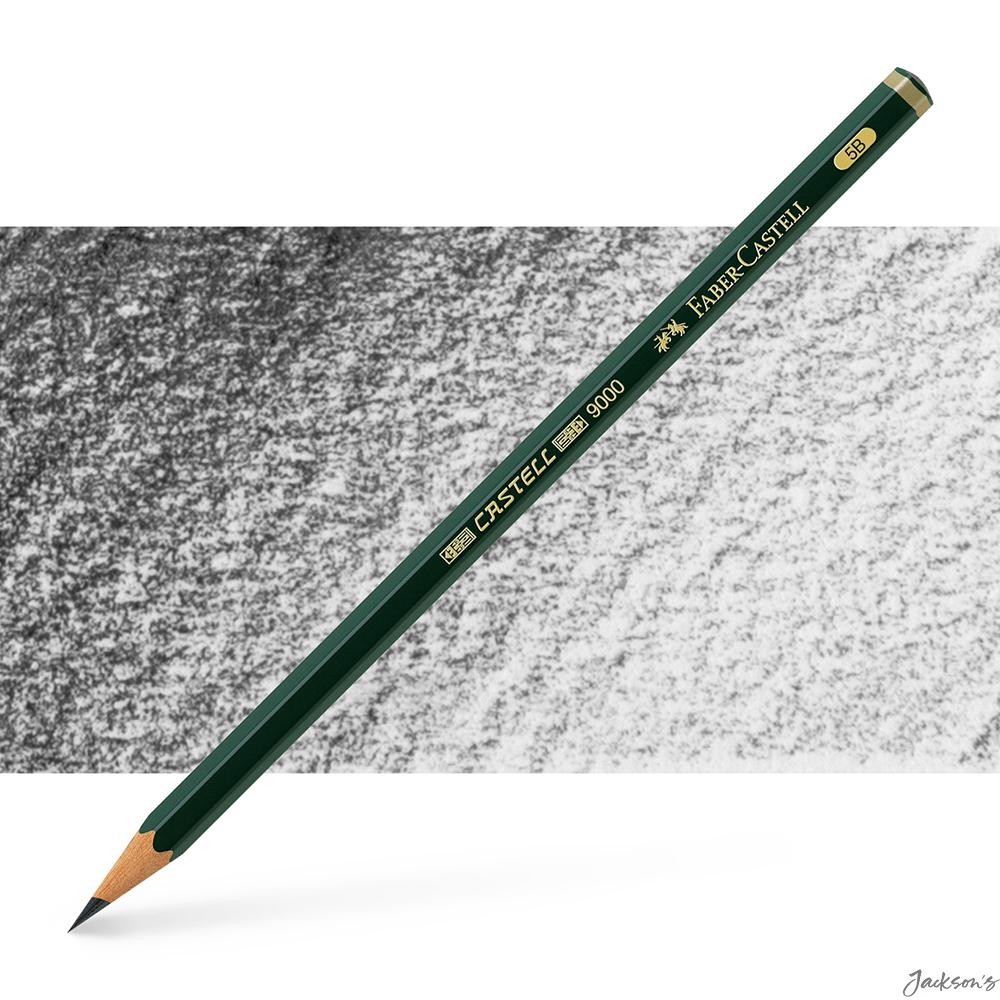 Faber-Castell Series 9000 Graphite Pencil 5B For Sketching And Drawing