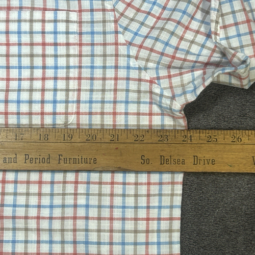 Johnnie-O Mens XL Shirt Multicolor Check Long Sleeve Button Down Hangin' Out - Picture 5 of 12