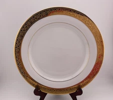 Globus Fine China 5 GOLDEN TUSCANY 10 5/8” Dinner Plates - DISCONTINUED