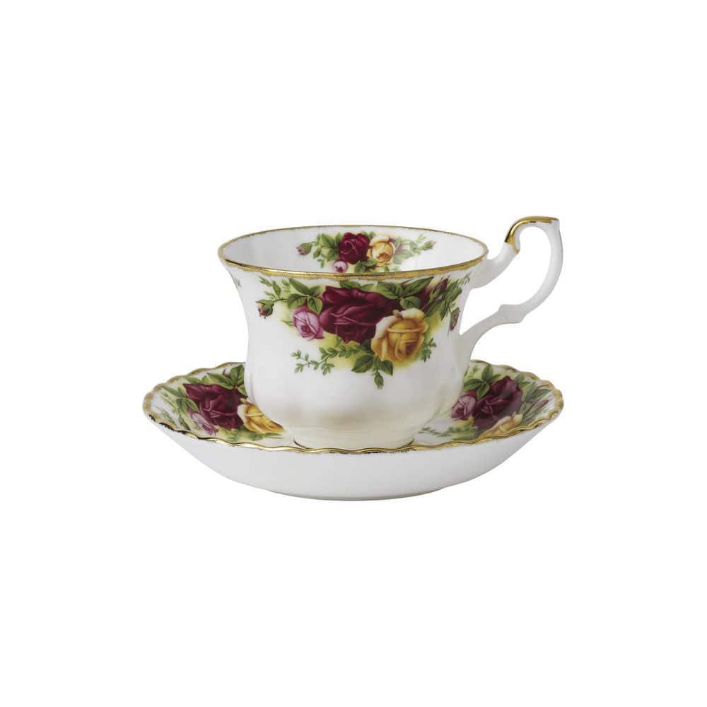 ROYAL ALBERT Old Country Roses Tea Set Bone China Dishwasher