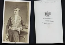 Cremière, Paris, Ladoucette Vintage Albumen Print CDV.