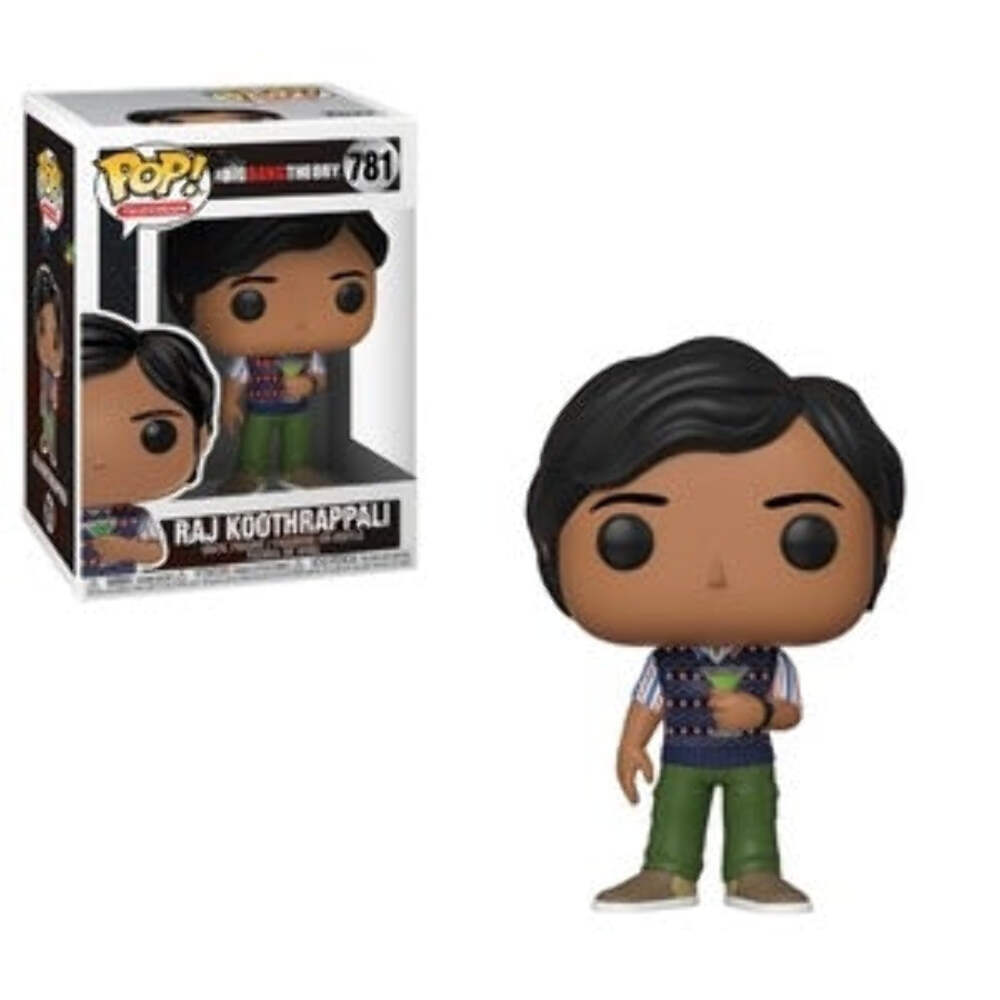 Funko POP! Televisión: The Big Bang Theory - Raj Koothrappali (caja dañada) #781