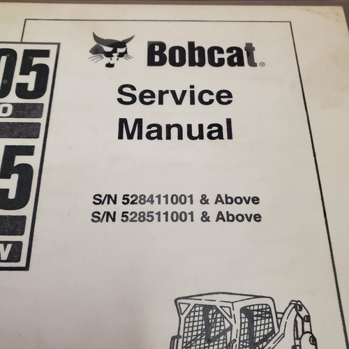 Bobcat S205 Turbo High Flow SKID STEER LOADER SERVICE SHOP REPAIR MANUAL 6902918 - Picture 3 of 10