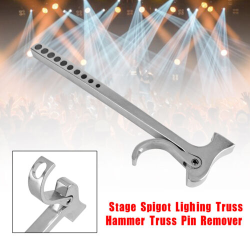 Stage Spigot Lighting Truss Hammer Pin Remover For Global F34 Tru Silver - Picture 1 of 12