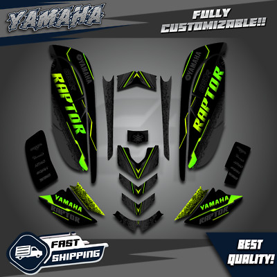 Yamaha Raptor 660 ATV Graphics Kit Custom Quad Decals Stickers 2001-2005