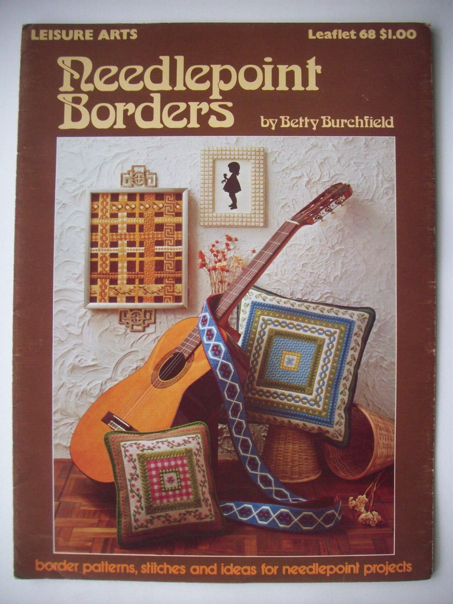 Vintage 70's Needlepoint Borders pattern | eBay