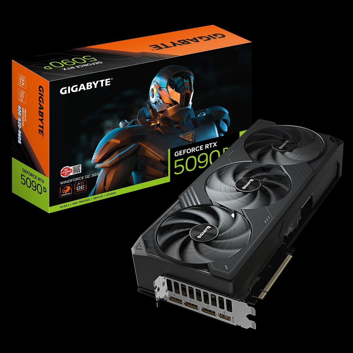 Gigabyte GeForce RTX 5090 D OC 32GB WINDFORCE GDDR7 Graphics
