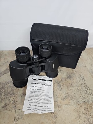 WINGSPAN 8X40 Binoculars WITH CASE Lens Caps Water