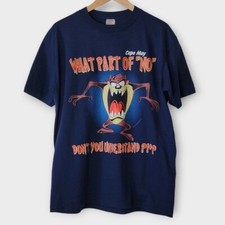 VTG 1996 Tasmanian Devil "What Part of No Don't You Understand  T Shirt Large