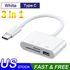 TF/SD Card Adapter Camera Reader For Samsung S26 S25 Edge S24 Ultra S21 S22 S20