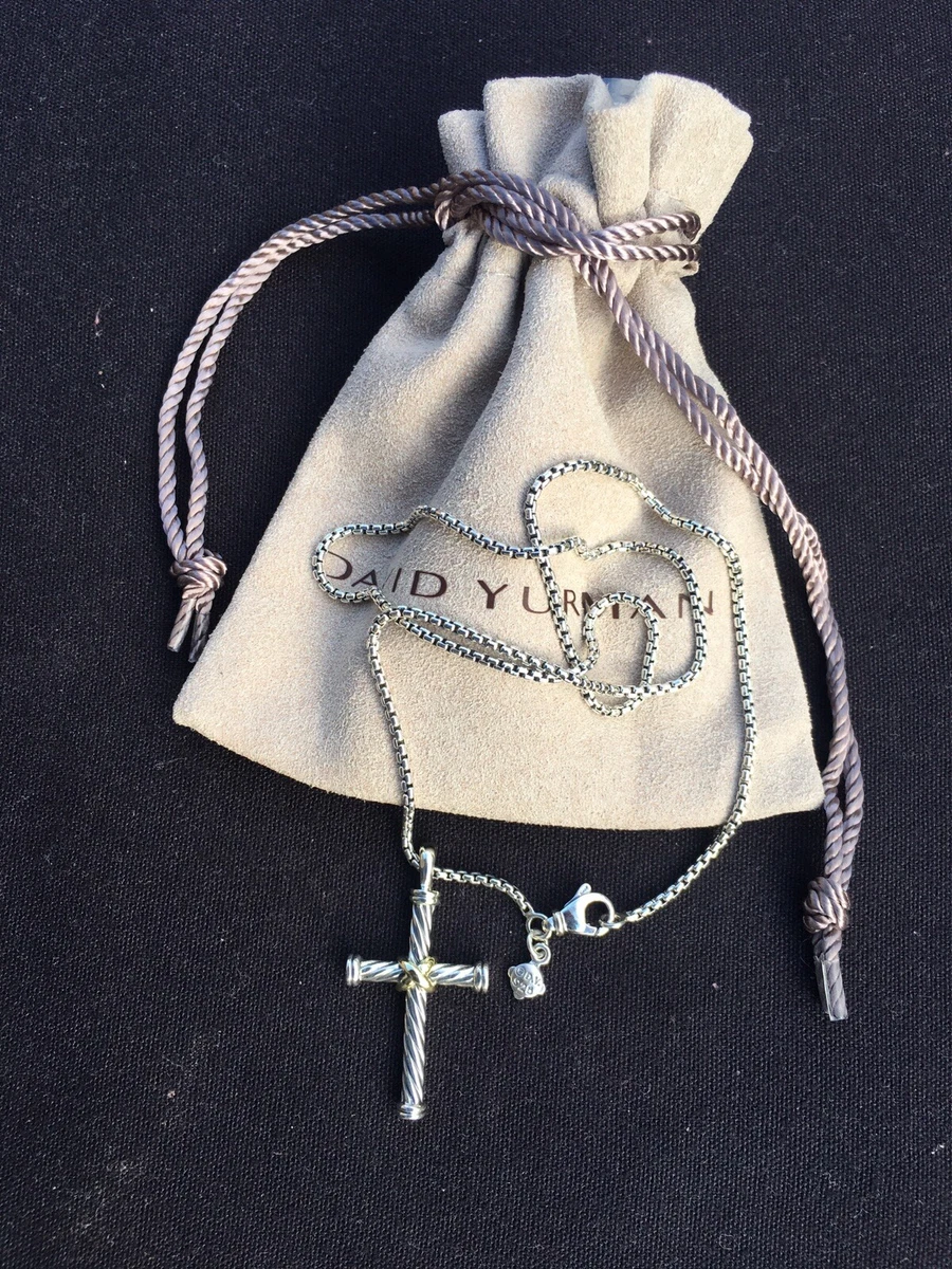 David yurman shop small cross necklace
