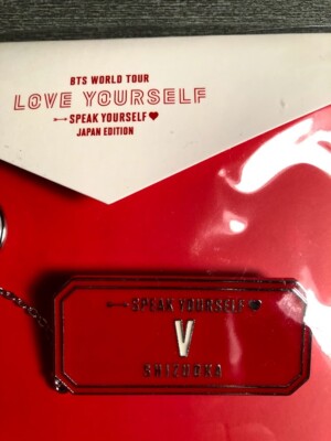 BTS Ⅴ Mini Photo Card Chain Badge 2019 World Tour Japan Official