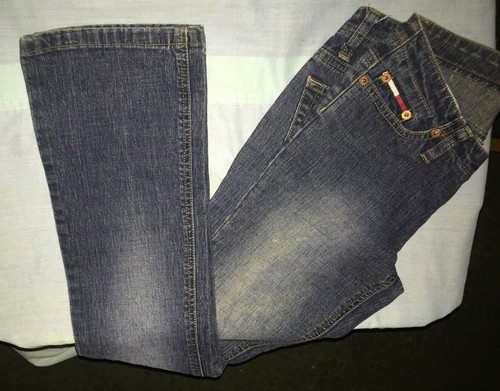 Tommy Hilfiger Luy Luy Boot Cut Denim Jeans Girls Sz 9 - Picture 6 of 6