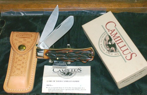 Camillus 716S Lockback Knife "Stag Appearance" W/Original Packaging,Paperwork - Picture 2 of 12