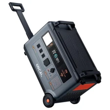 OSCAL Portable Power Station 3600Wh LiFePO4 Solar Generator 3000W (Surge 6000W)