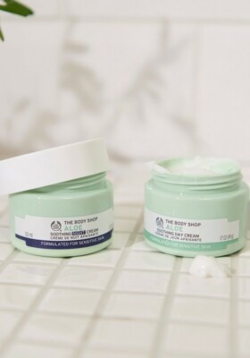 The Body Shop | Aloe Range | Face Cream Wash Day & Night Cream Gel  Discontinued