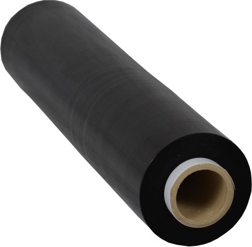 Stretchfolie Schwarz 23my - 2,5kg Rolle 50cm Breit Für Paletten